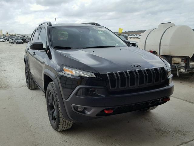 1C4PJMBS8HW658711 - 2017 JEEP CHEROKEE T BLACK photo 1