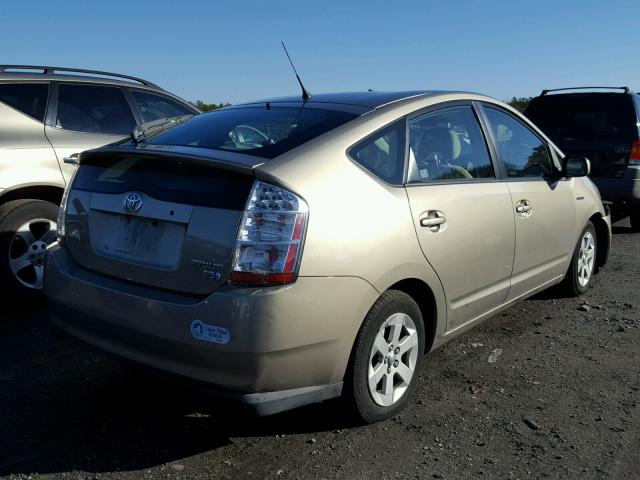 JTDKB20U573223189 - 2007 TOYOTA PRIUS TAN photo 4