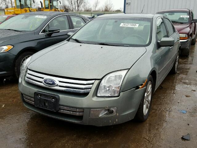 3FAHP08108R102170 - 2008 FORD FUSION SEL GREEN photo 2