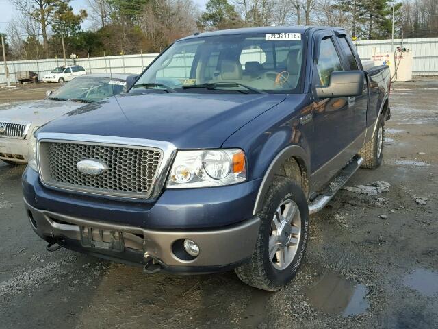 1FTPX14506NA97833 - 2006 FORD F150 BLUE photo 2