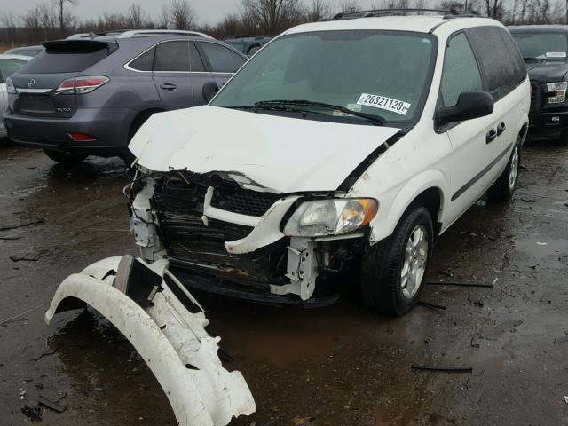 1D4GP25373B178489 - 2003 DODGE CARAVAN SE WHITE photo 2