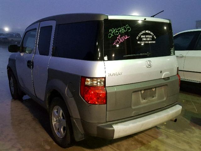 5J6YH18513L021373 - 2003 HONDA ELEMENT EX SILVER photo 3