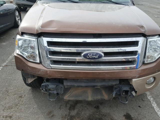 1FMJK1J59CEF58768 - 2012 FORD EXPEDITION BROWN photo 7