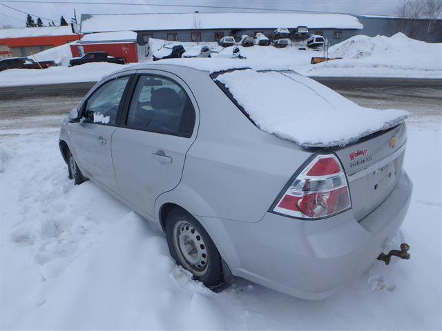 KL1TD55697B162064 - 2007 CHEVROLET AVEO BASE Gümüş fotoğraf 3