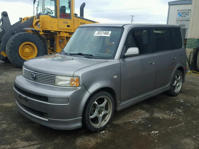 JTLKT324564127737 - 2006 TOYOTA SCION XB GRAY photo 2