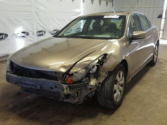 1HGCP26818A010402 - 2008 HONDA ACCORD EXL GOLD photo 2