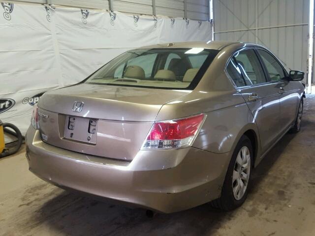 1HGCP26818A010402 - 2008 HONDA ACCORD EXL GOLD photo 4