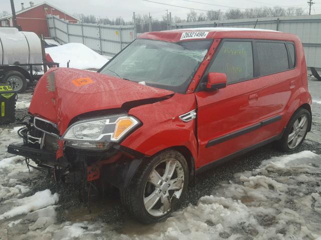 KNDJT2A22A7101279 - 2010 KIA SOUL + RED photo 2