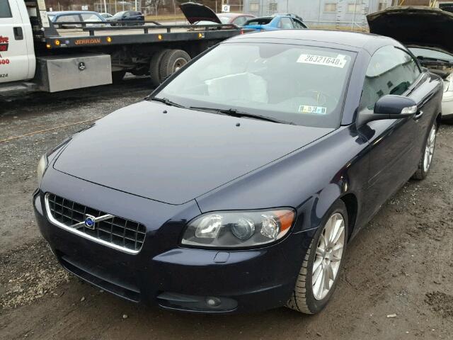 YV1MC67238J048157 - 2008 VOLVO C70 T5 BLUE photo 2