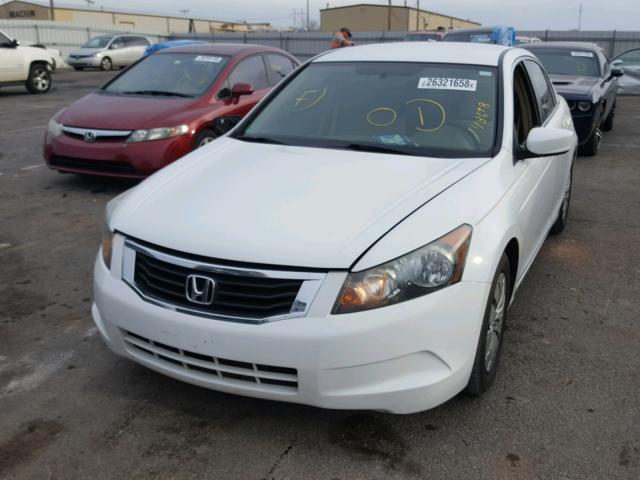 1HGCP26309A148678 - 2009 HONDA ACCORD LX WHITE photo 2