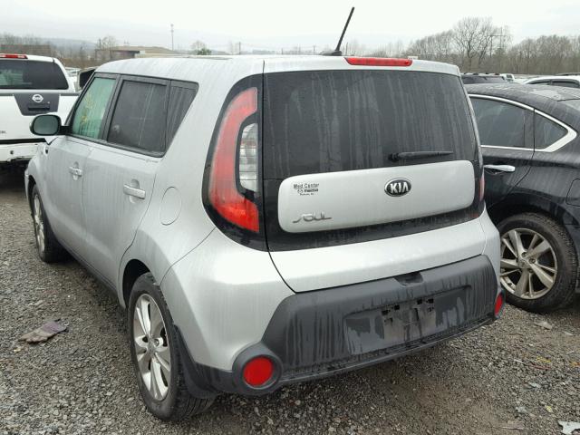 KNDJP3A57E7705565 - 2014 KIA SOUL + SILVER photo 3