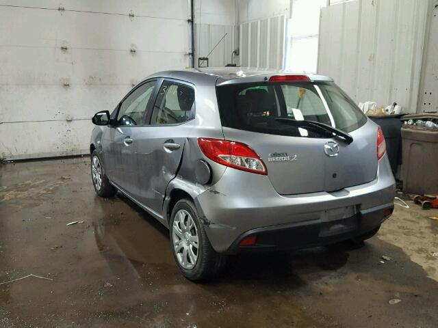 JM1DE1KY1E0187977 - 2014 MAZDA MAZDA2 SPO GRAY photo 3