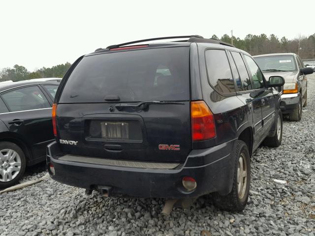 1GKDT13S522307851 - 2002 GMC ENVOY BLACK photo 4