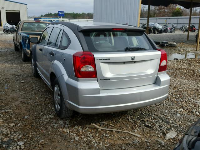 1B3JB28B47D503258 - 2007 DODGE CALIBER SILVER photo 3