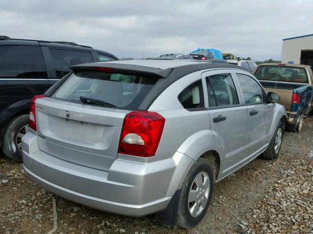 1B3JB28B47D503258 - 2007 DODGE CALIBER SILVER photo 4