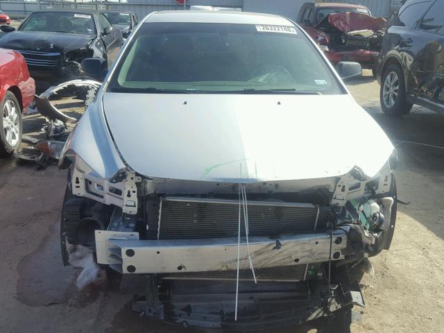 1G1ZB5E10BF197924 - 2011 CHEVROLET MALIBU LS ვერცხლისფერი ფოტო 9