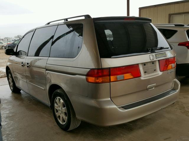 5FNRL18044B016489 - 2004 HONDA ODYSSEY EX GOLD photo 3