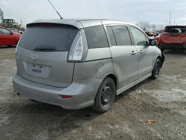 JM1CR2W35A0365176 - 2010 MAZDA 5 GRAY photo 4