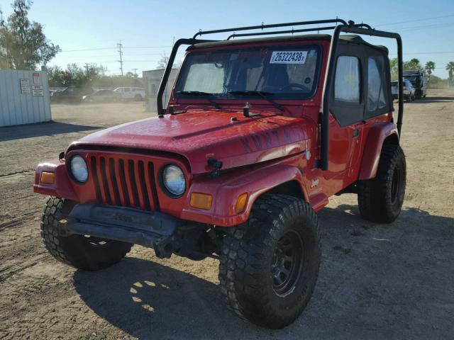 1J4FA39S83P357333 - 2003 JEEP WRANGLER C RED photo 2