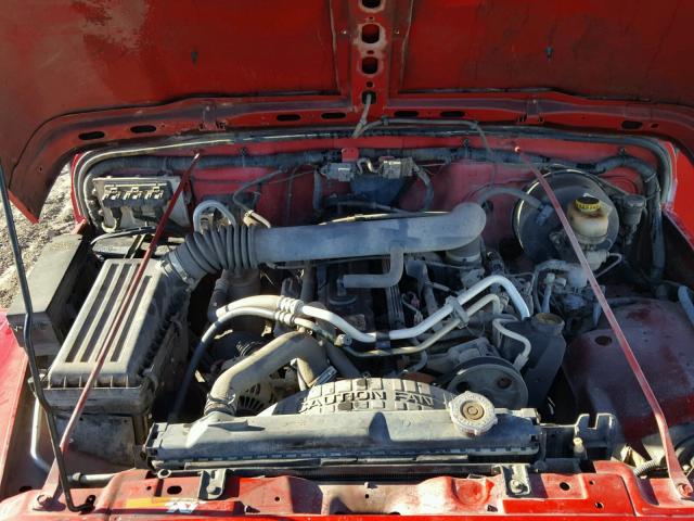 1J4FA39S83P357333 - 2003 JEEP WRANGLER C RED photo 7