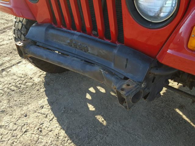 1J4FA39S83P357333 - 2003 JEEP WRANGLER C RED photo 9