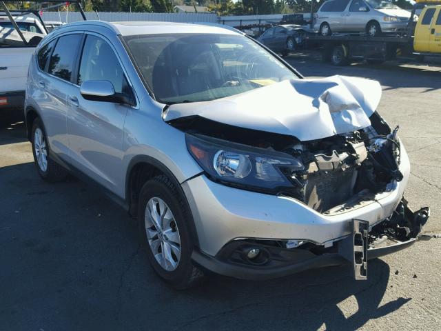 JHLRM4H70CC018122 - 2012 HONDA CR-V EXL SILVER photo 1