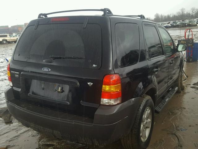 1FMYU03106KA78170 - 2006 FORD ESCAPE XLT BLACK photo 4