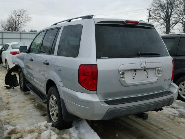 2HKYF18443H619660 - 2003 HONDA PILOT EX SILVER photo 3