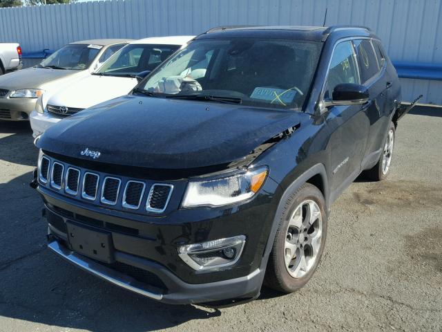 3C4NJDCB3HT666355 - 2017 JEEP COMPASS LI BLACK photo 2