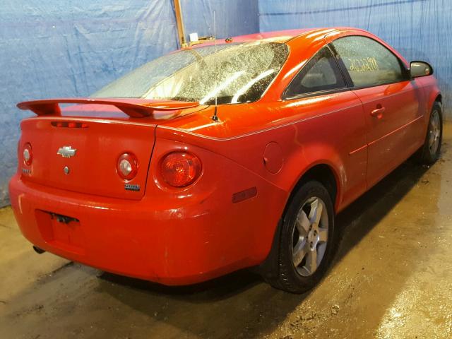 1G1AL18F987307057 - 2008 CHEVROLET COBALT LT RED photo 4