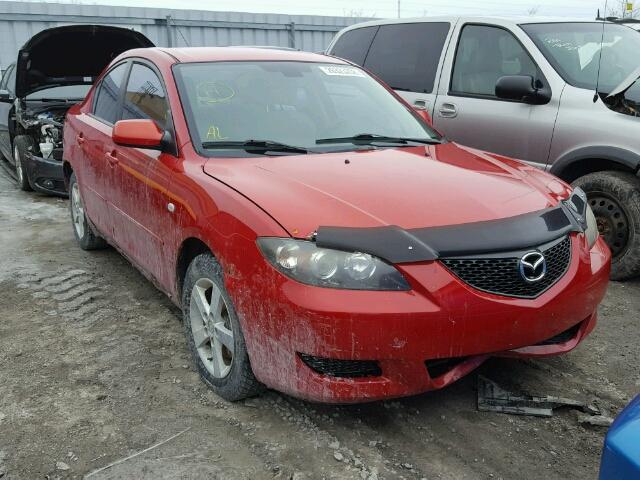 JM1BK12F241191334 - 2004 MAZDA 3 I RED photo 1