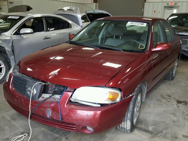 3N1CB51D55L502067 - 2005 NISSAN SENTRA 1.8 RED photo 2