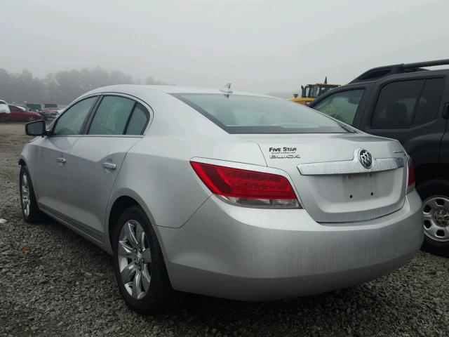 1G4GC5EG5AF165996 - 2010 BUICK LACROSSE C SILVER photo 3