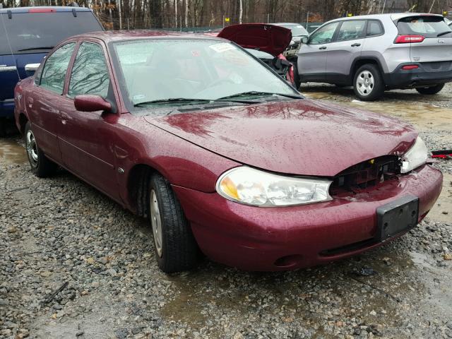 1FAFP663XWK203510 - 1998 FORD CONTOUR LX BURGUNDY photo 1