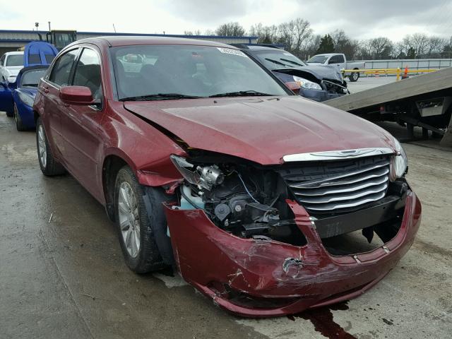 1C3BC1FG7BN545505 - 2011 CHRYSLER 200 TOURIN MAROON photo 1