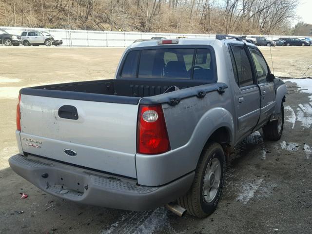 1FMZU77E11UB68077 - 2001 FORD EXPLORER S GRAY photo 4