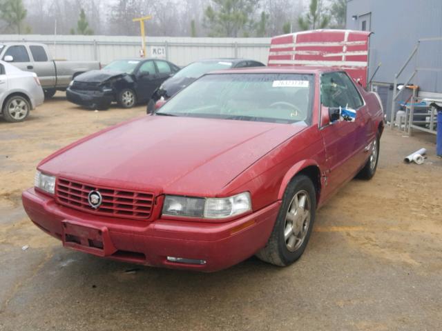 1G6ET12941B107141 - 2001 CADILLAC ELDORADO T BURGUNDY photo 2