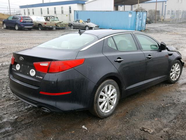 5XXGN4A70EG283931 - 2014 KIA OPTIMA EX BLACK photo 4