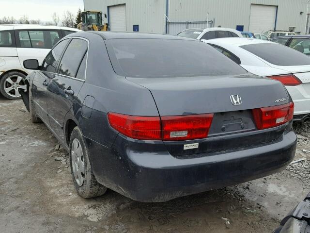 1HGCM56445A808363 - 2005 HONDA ACCORD LX GRAY photo 3