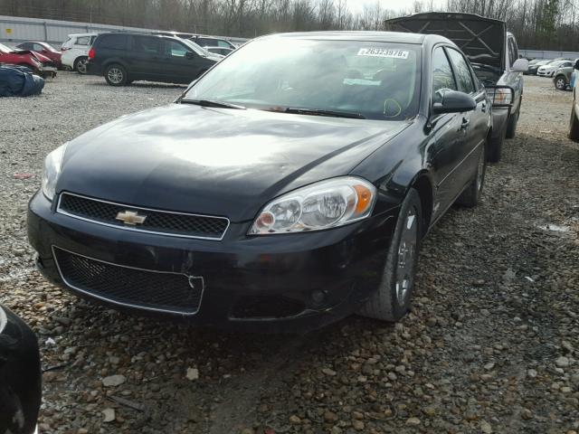 2G1WD58C689262884 - 2008 CHEVROLET IMPALA SUP BLACK photo 2