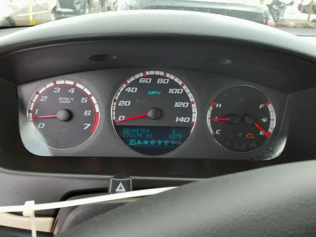 2G1WD58C689262884 - 2008 CHEVROLET IMPALA SUP 黑色 照片 8