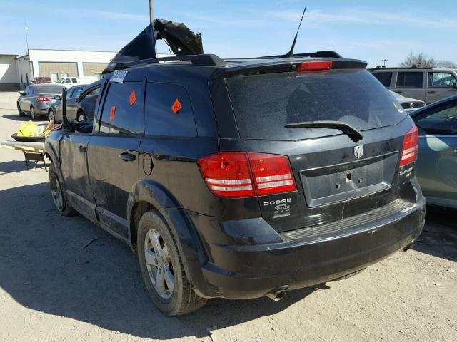 3D4PG5FV2AT104443 - 2010 DODGE JOURNEY SX BLACK photo 3