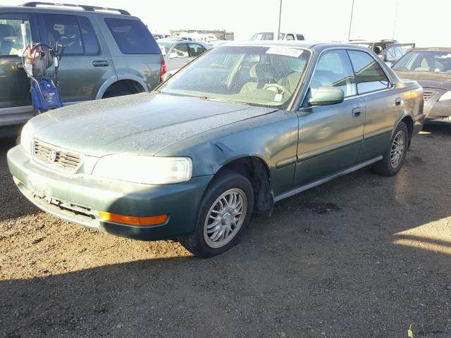 JH4UA2649TC021869 - 1996 ACURA 2.5TL GREEN photo 2