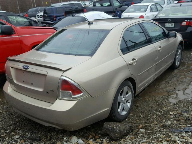 3FAHP07Z48R119612 - 2008 FORD FUSION SE TAN photo 4