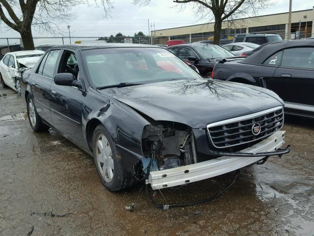 1G6KF57924U128766 - 2004 CADILLAC DEVILLE DT BLACK photo 1