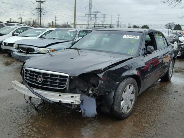 1G6KF57924U128766 - 2004 CADILLAC DEVILLE DT BLACK photo 2