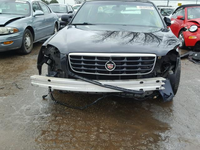 1G6KF57924U128766 - 2004 CADILLAC DEVILLE DT BLACK photo 9