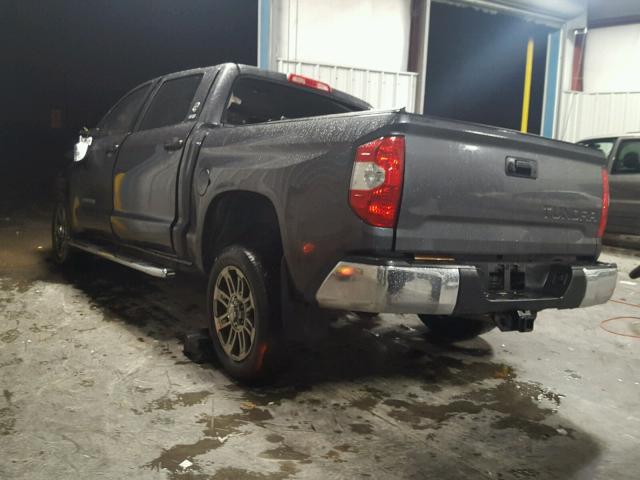 5TFEM5F19GX099703 - 2016 TOYOTA TUNDRA CRE GRAY photo 3