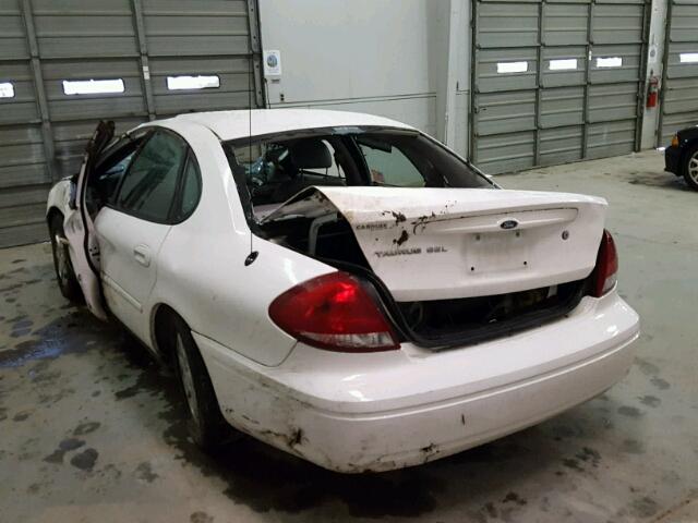 1FAFP56U16A251681 - 2006 FORD TAURUS SEL WHITE photo 3