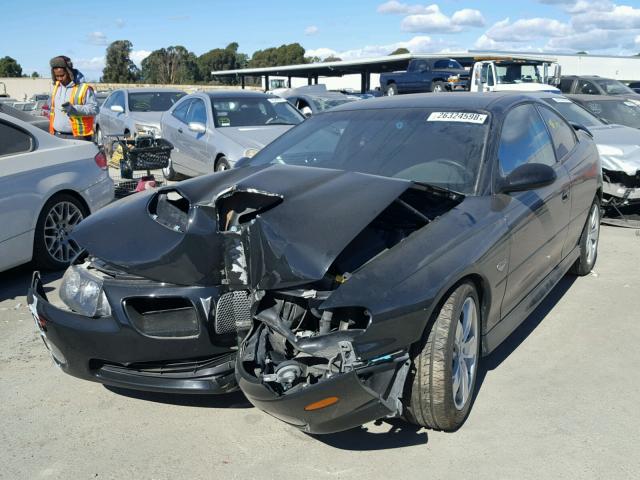 6G2VX12U86L554554 - 2006 PONTIAC GTO BLACK photo 2